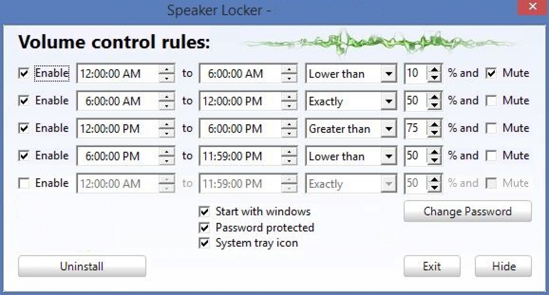 Windows volume locker